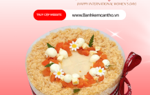 Bánh Kem Bông Lan Trứng Muối 8 Tháng 3 – Mẫu Bánh Hot Tại Bánh Kem Thỏ Tây