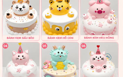 Tổng Hợp Mẫu Bánh Kem Tạo Hình Con Vật Theo Yêu Cầu Đẹp, Dễ Thương Cho Mọi Độ Tuổi