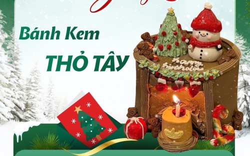 MẪU BÁNH NOEL HOT 2025 TẠI BÁNH KEM THỎ TÂY CẦN THƠ – BỘ SƯU TẬP GIÁNG SINH ĐẸP, SANG, GIAO NHANH TẬN NƠI