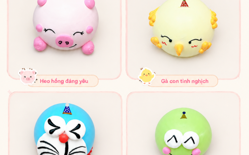 Bánh kem decor theo yêu cầu  Bánh Kem Tạo Hình Con Vật Đáng Yêu – Xu Hướng Được Yêu Thích Tại Bánh Kem Minh Long