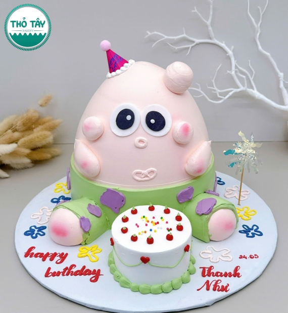 Bánh Kem tạo hình dễ thương cho bé gái hot 2025