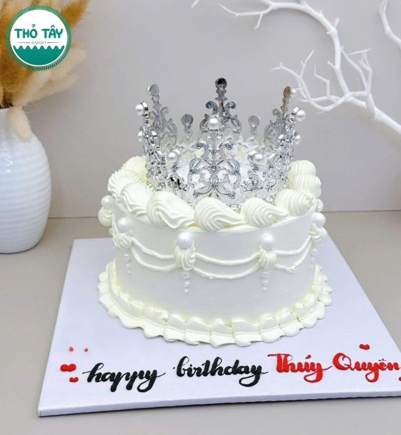 Bánh Kem thổi kim tuyến hot trend 2025