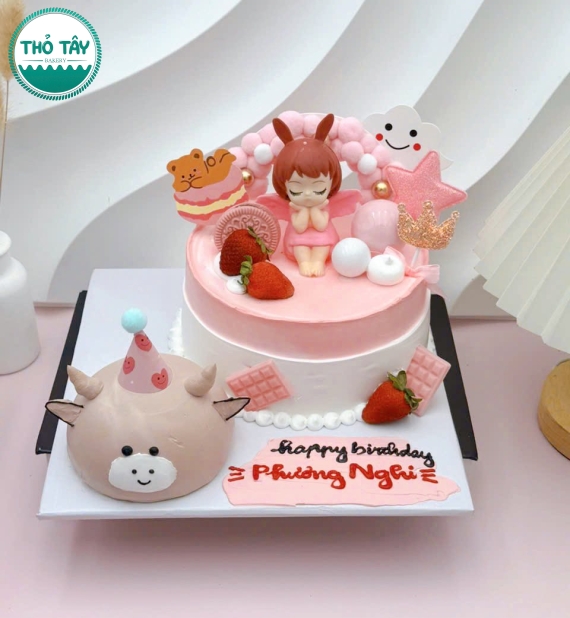 Bánh Kem dành cho bé gái-tiệm bánh kem ngon ô môn