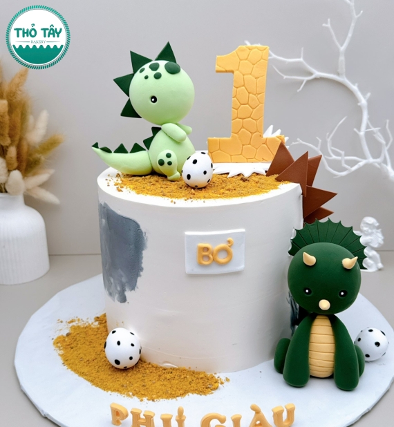 Bánh Kem mừng bé trai một tuổi -cửa hàng bánh kem cần thơ