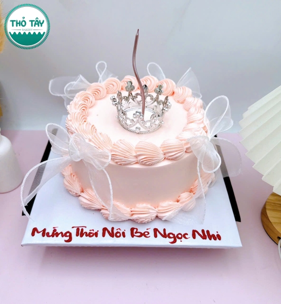 Bánh kem hàn quốc tone hồng