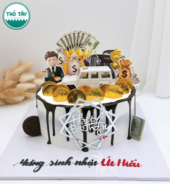 Bánh kem dành cho nam tặng sếp,bánh kem thỏ tây