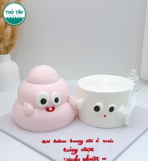 Bánh kem hàn quốc nhây bựa dành cho cặp đôi yêu nhau