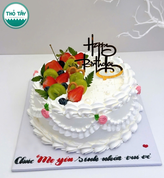 Mẫu bánh sinh nhật tặng mẹ yêu sang trọng