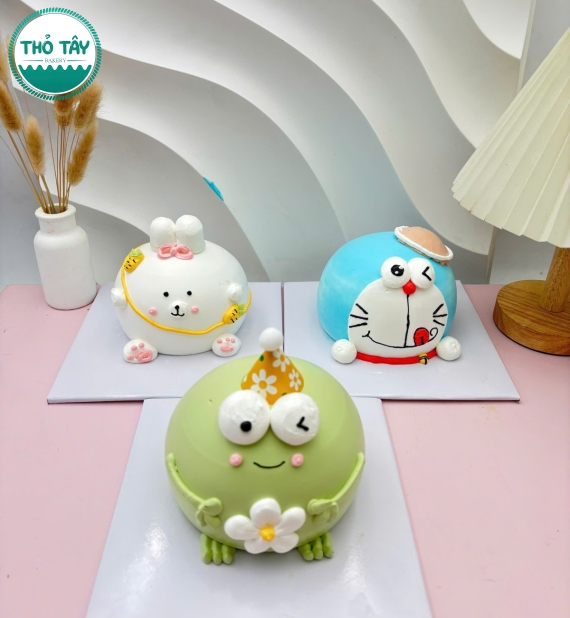 Bánh Kem tạo hình nhân vật hoạt hình