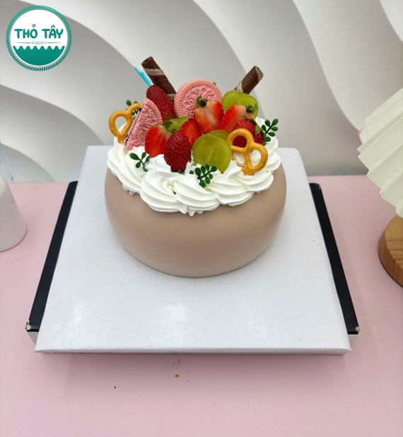 Bánh Kem túi tiền trái cây -tại thới lai cần thơ