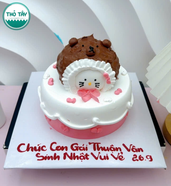 Bánh kem dành cho sinh nhật bé gái-tiệm bánh kem ô môn 