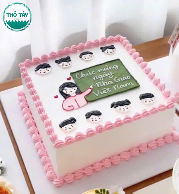 Bánh Kem dành tặng 20/11 tặng cô giáo cấp 1