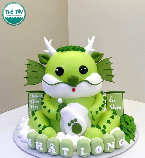 Bánh Kem thôi nôi tuổi rồng-giao bánh kem thôi nôi cần thơ