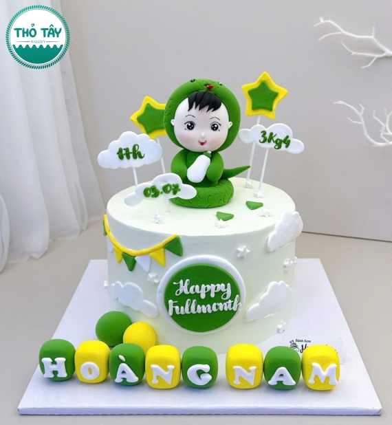 Bánh thôi nôi dành cho bé trai tuổi rắn