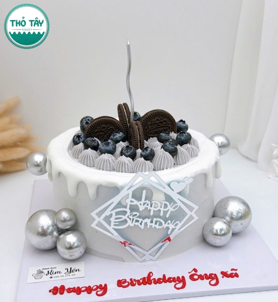 Bánh kem dành cho nam trang trí theo yêu cầu