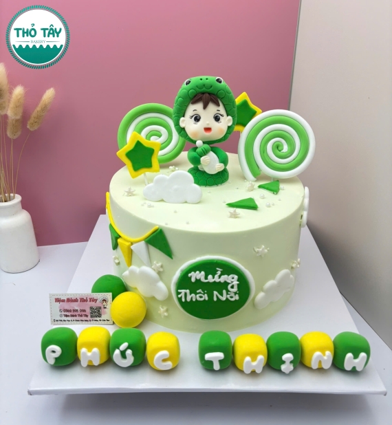 Bánh thôi nôi bé trai tuổi rắn