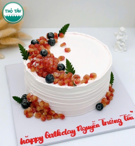 Bánh Kem trái cây mix lựu đỏ tươi ngon