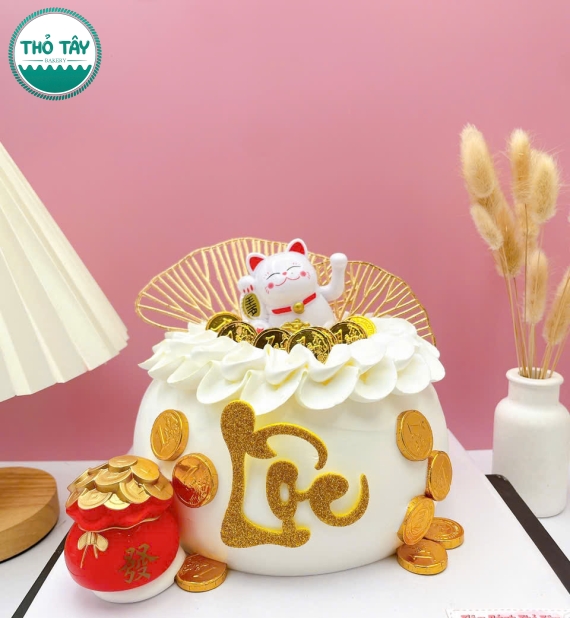 Bánh Kem chữ Lộc đón năm mới 2026