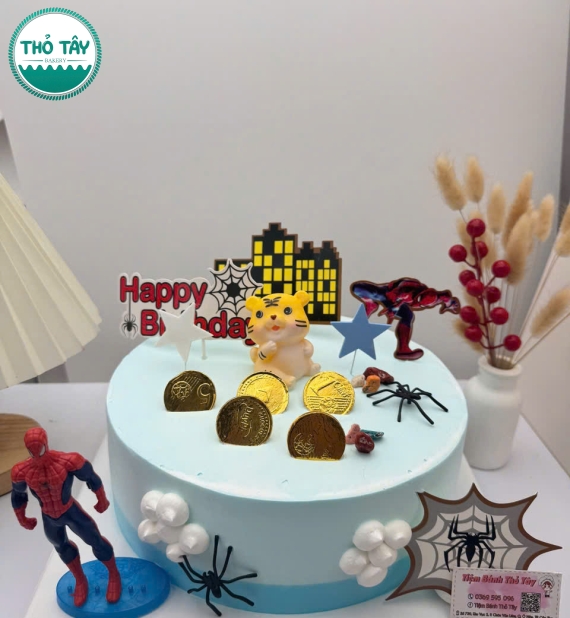 Bánh kem người nhện dành cho bé trai hot