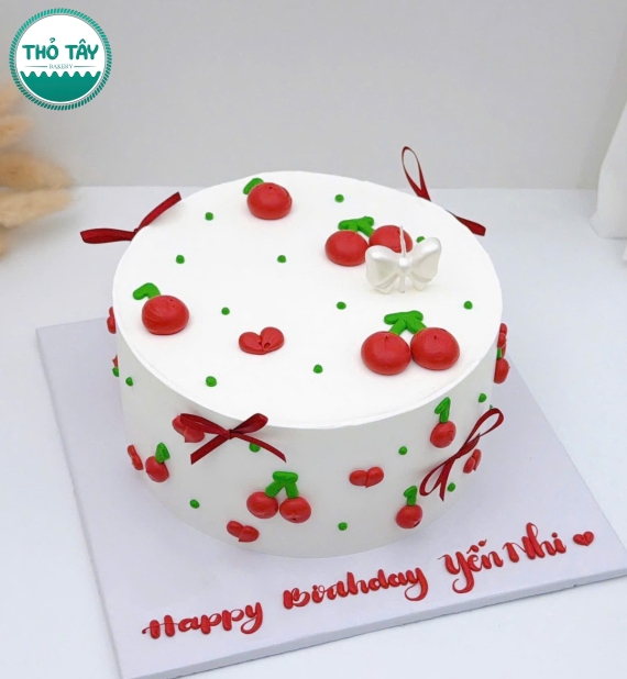 Bánh kem style hàn quốc dành vẻ hình cheryy xinh