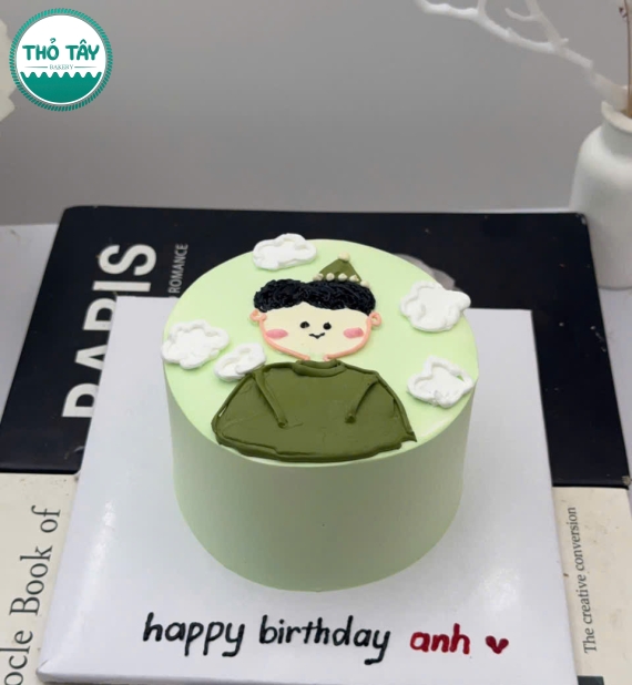 Bánh kem hàn quốc dành cho bé trai tại Cần Thơ