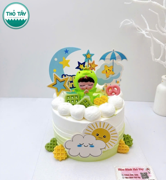 Bánh kem dành cho bé trai làm theo yêu cầu tại thỏ tây