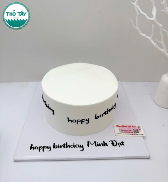 Bánh kem cho nam mẫu bánh đơn giản