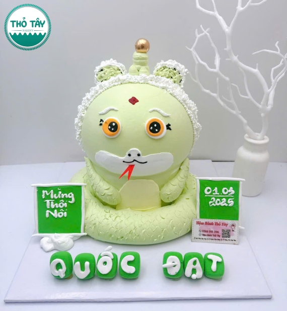 Bánh Kem thôi nôi dành cho trai tuổi tỵ