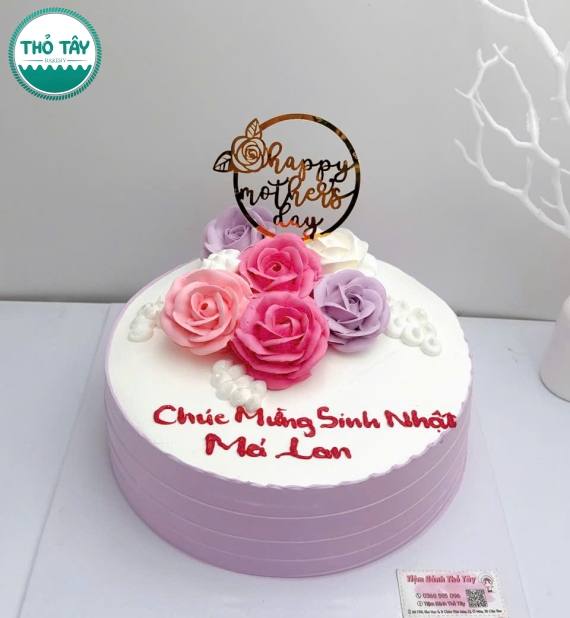 Bánh Kem dành cho bạn mẹ chúc mừng sinh nhật