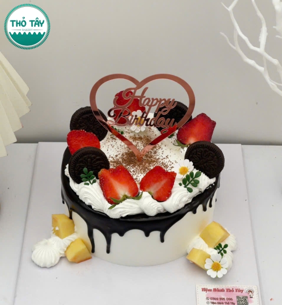 Bánh Kem trái cây mẫu bánh đơn giản 2026