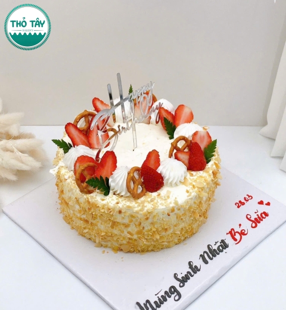 Bánh Kem trái cây phô mai sữa tươi hot mẫu đẹp