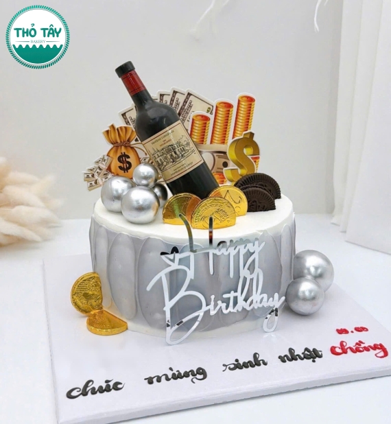 Bánh kem dành tặng sinh nhật chồng