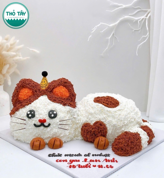 Bánh Kem tạo hình tuổi mèo 