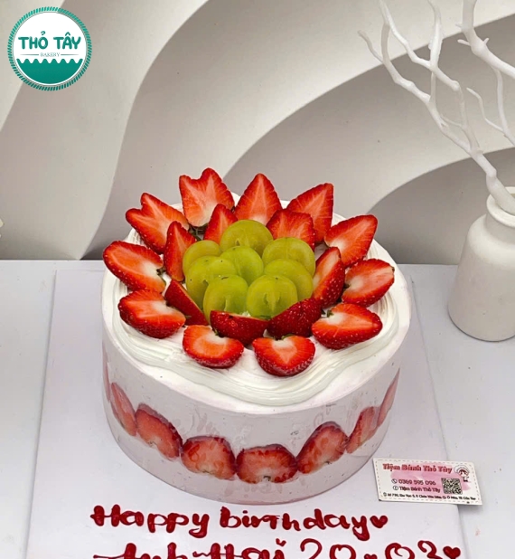 Bánh Kem trái cây đẹp tặng anh hai