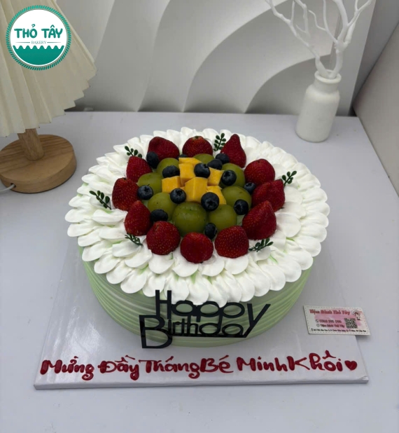 Bánh Kem trái cây tặng nữ hot tại Thỏ Tây