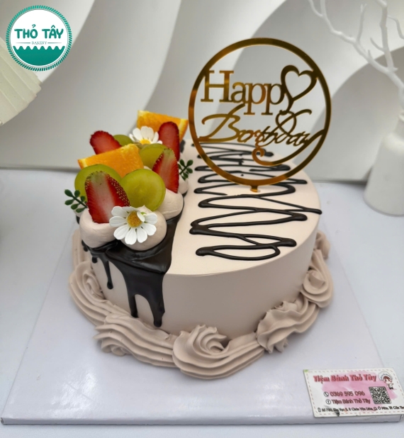 Bánh Kem trái cây socola mẫu bánh hot 2026