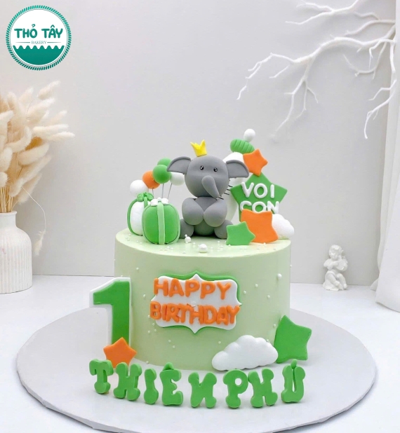 Bánh Kem thôi nôi dành cho bé trai mẫu đẹp giá rẻ tại Thỏ Tây