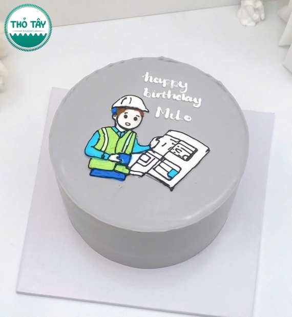 Bánh kem style Hàn Quốc vẻ chibi ngành nghề