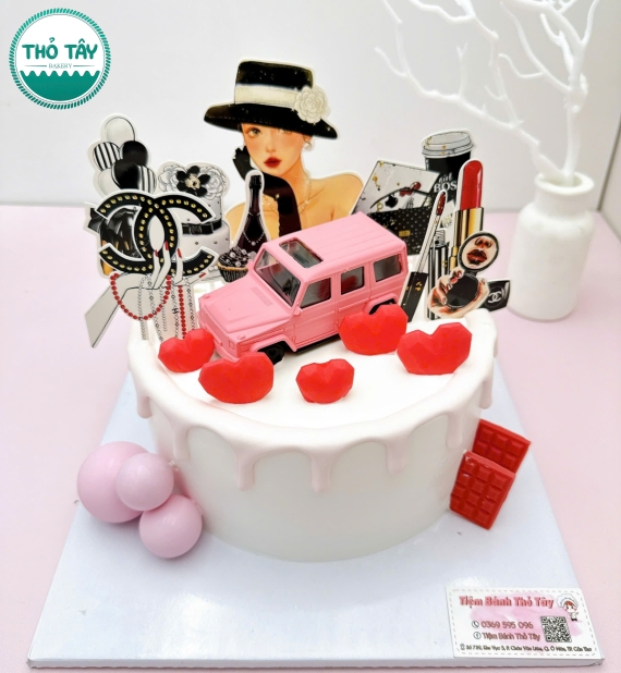 Mẫu bánh kem dành tặng cho nữ chị gái mẫu đẹp