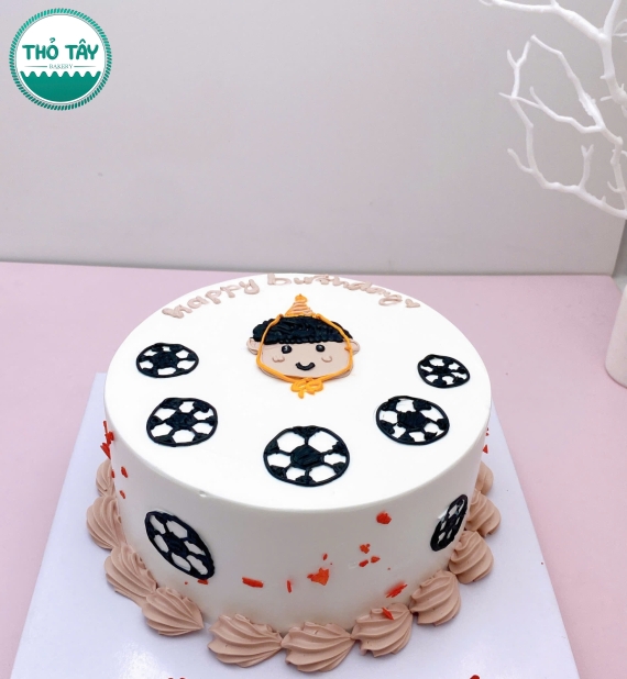 Bánh kem hàn quốc yêu thích bóng đá 