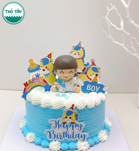 Bánh kem dành cho bé trai lên 4 tuổi 