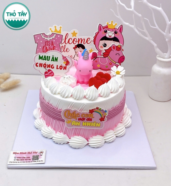 Bánh Kem Cho Bé Gái 2 Tuổi