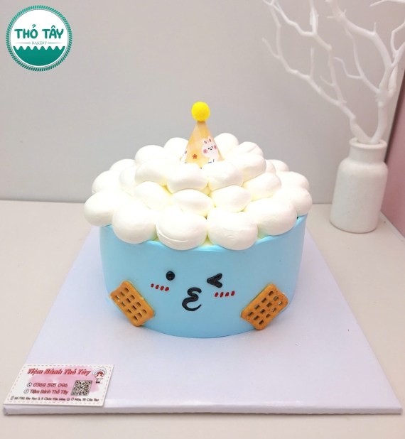 Bánh Kem dành cho bé gái tạo hình ly trà sữa đáng yêu 