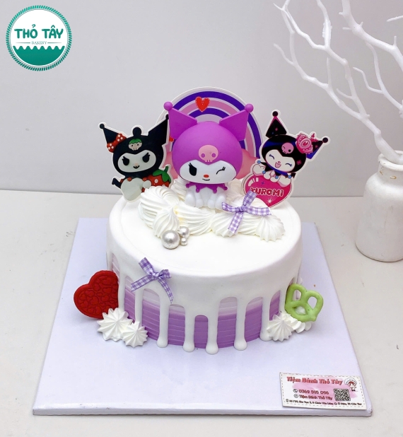 Bánh Kem dành cho bé gái Kô rô mi hot 2026 tại Thỏ Tây 