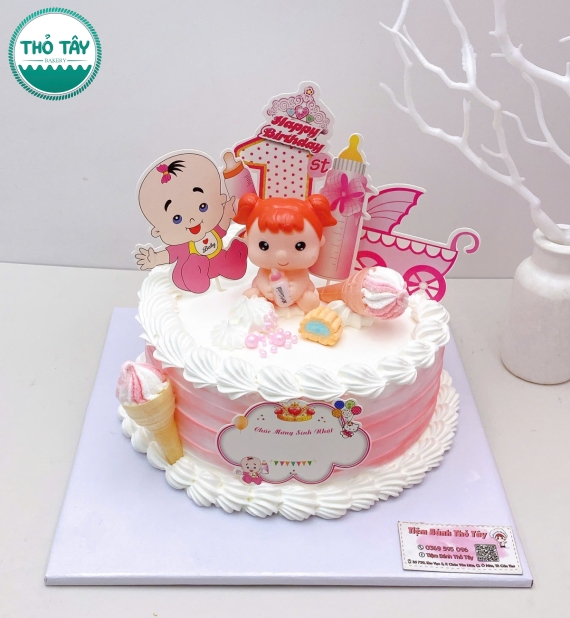 Bánh Kem dành cho bé gái lên 7 tuổi 
