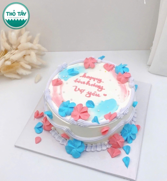 Bánh Kem Hàn Quốc tạo hình hoa hot 