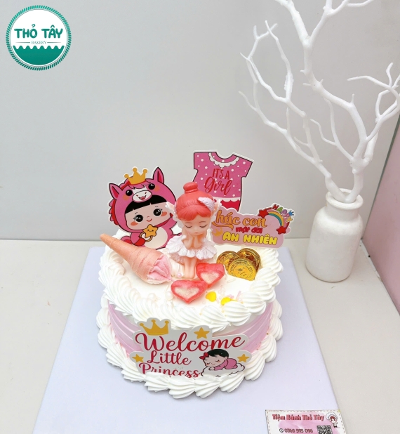 Bánh Kem dành cho bé gái lên 4 tuổi hot 