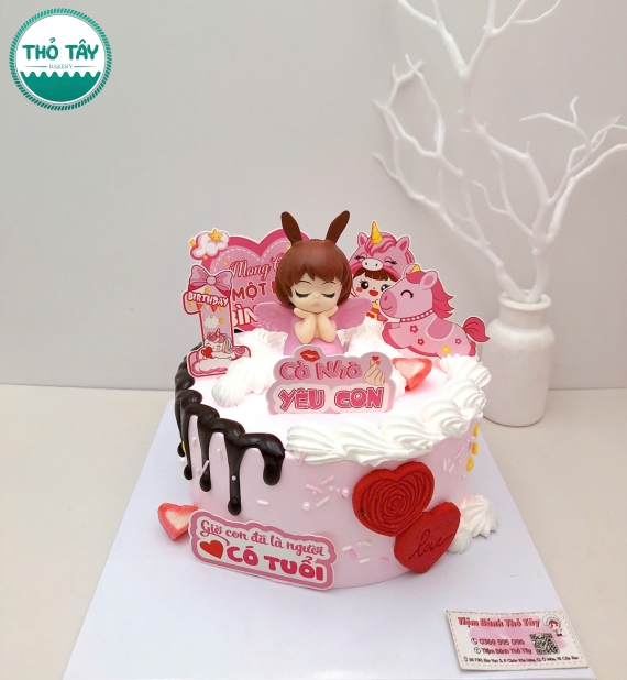 Bánh Kem dành cho bé gái lên 1 tuổi 