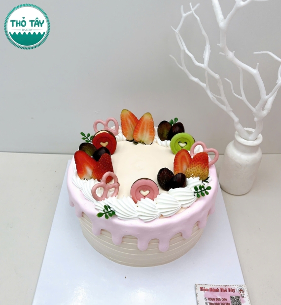Bánh Kem Trái Cây Cao Cấp mix theo yêu cầu 
