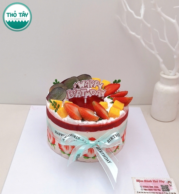 Bánh mousse tặng bà yêu theo yêu cầu 